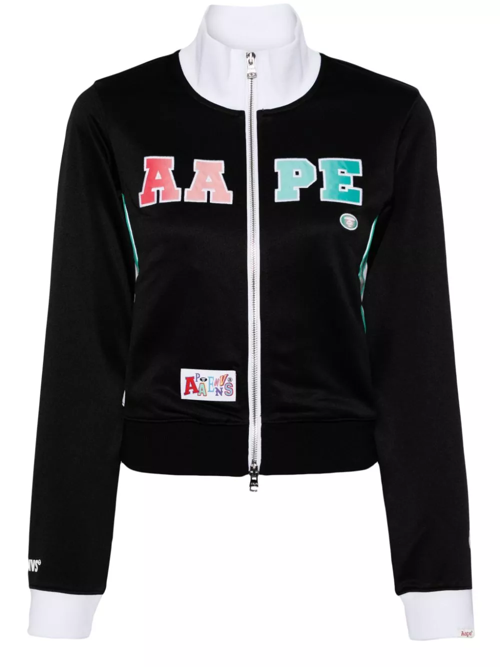 Affordable AAPE BY *A BATHING APE logo-print zipped jacket Women 0114