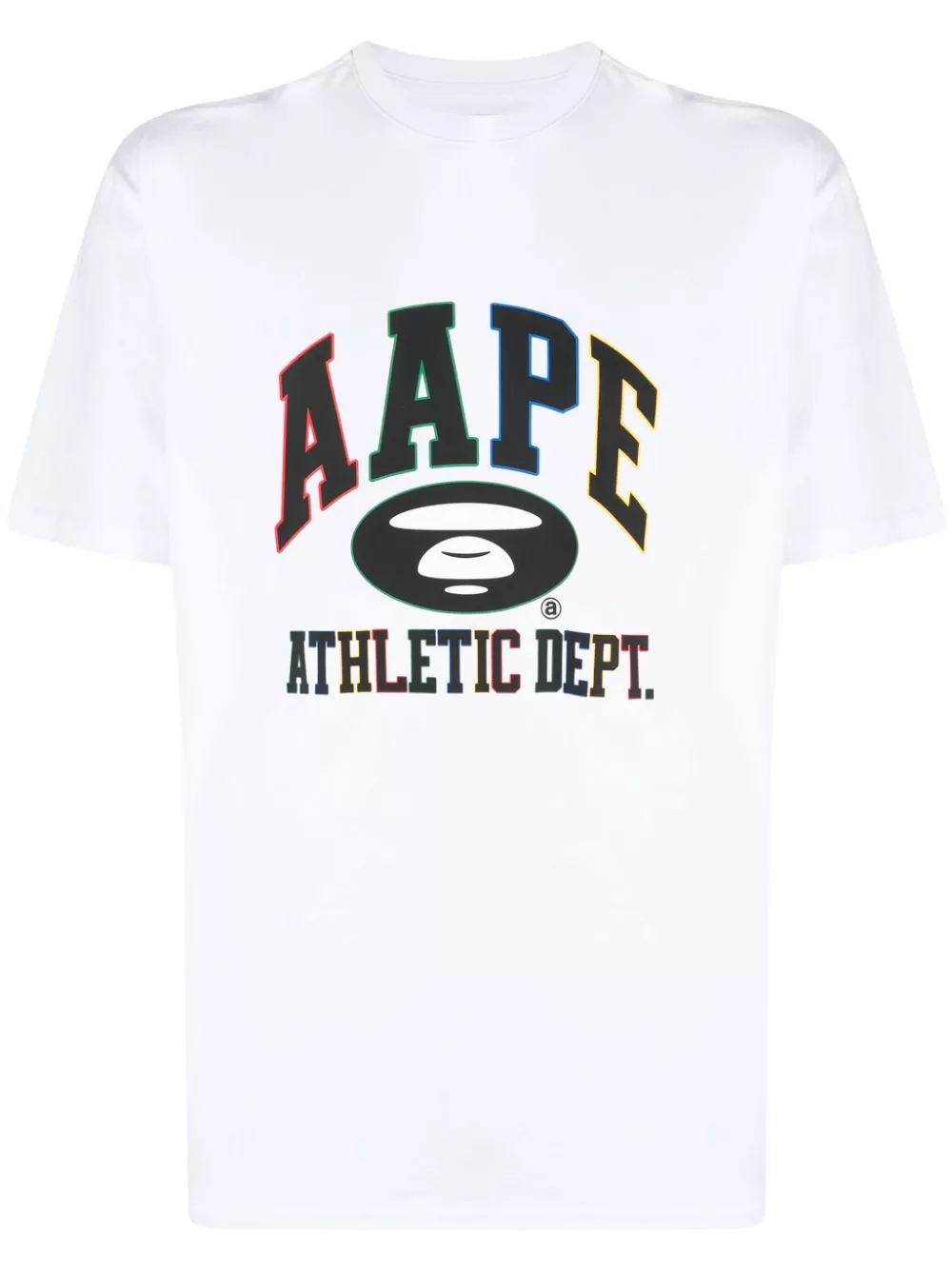 Cheap AAPE BY *A BATHING APE logo-print cotton T-shirt Men 0115