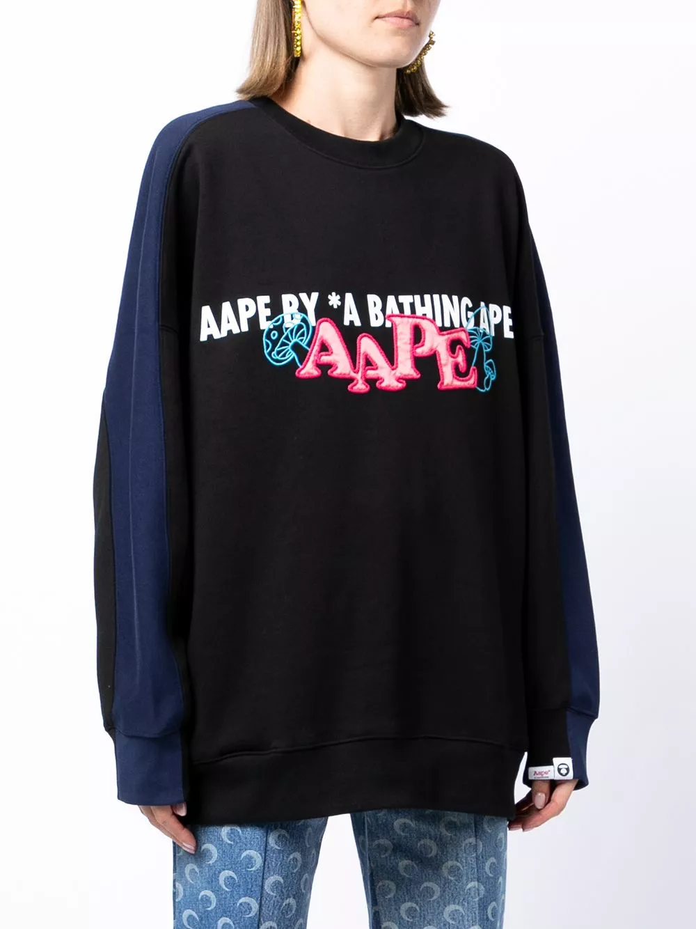 Affordable AAPE BY *A BATHING APE logo print sweatshirt Women 0113