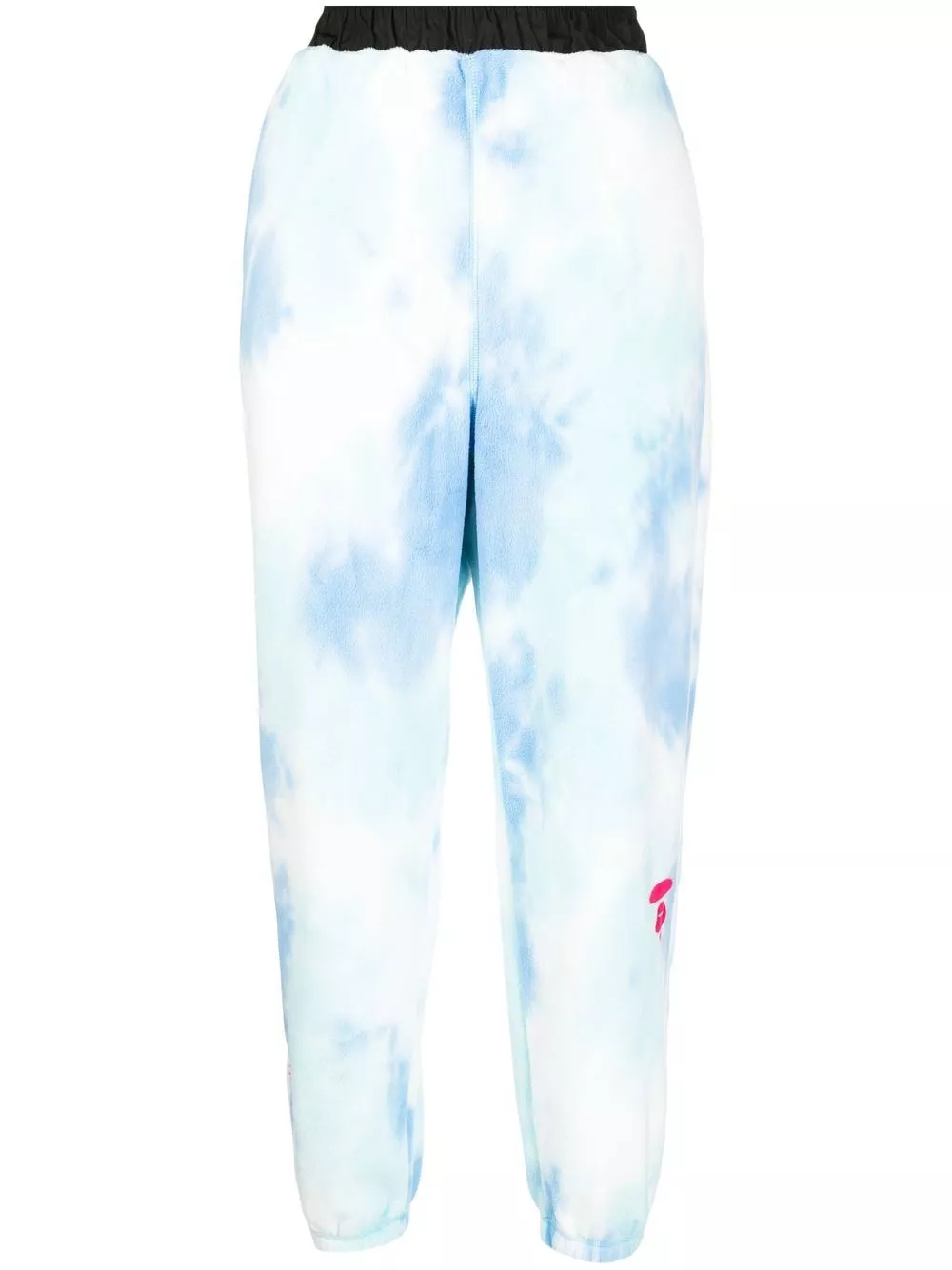 Affordable AAPE BY *A BATHING APE tie-dye fleece track pants Women 0113