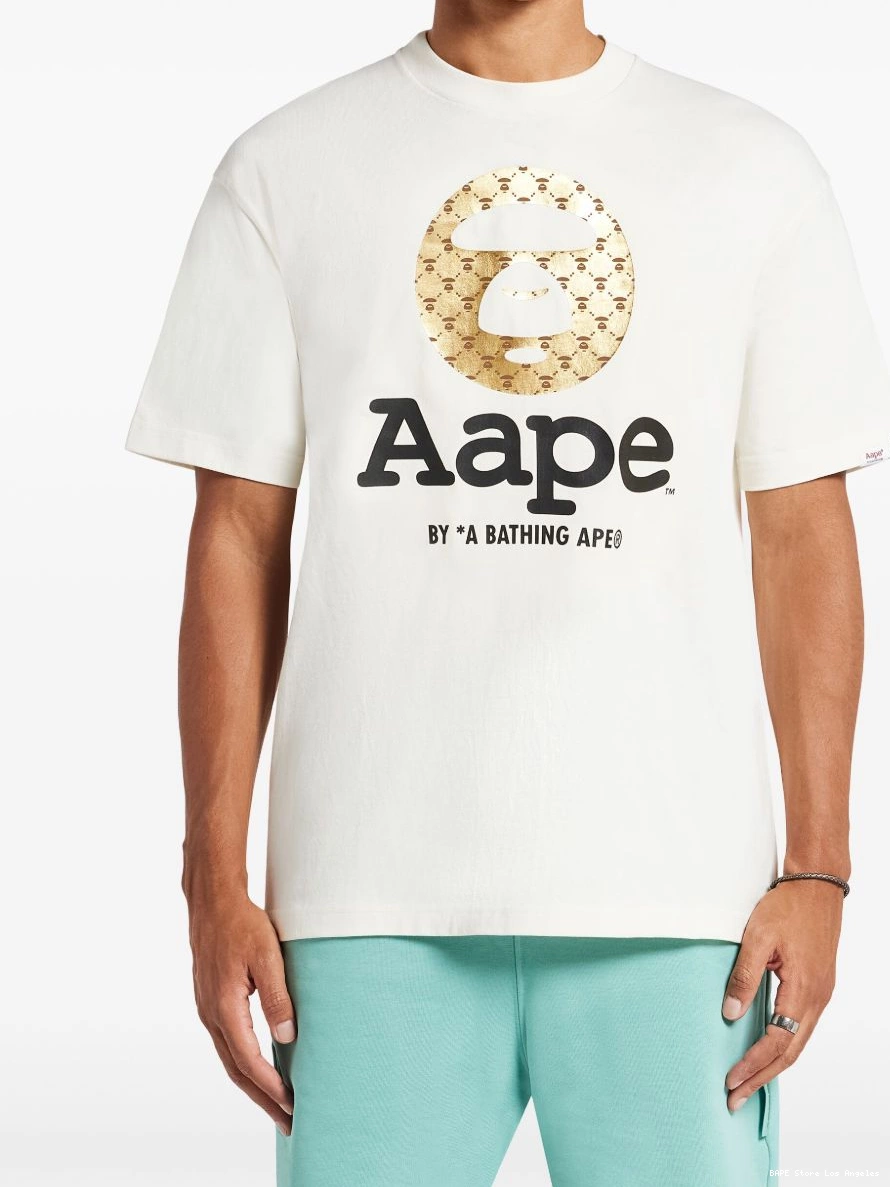 Cheap BY APE T-shirt *A BATHING Men logo-print AAPE 0304