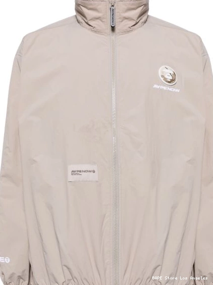 Affordable APE BY Men *A AAPE logo-applique BATHING jacket zip-up 0308