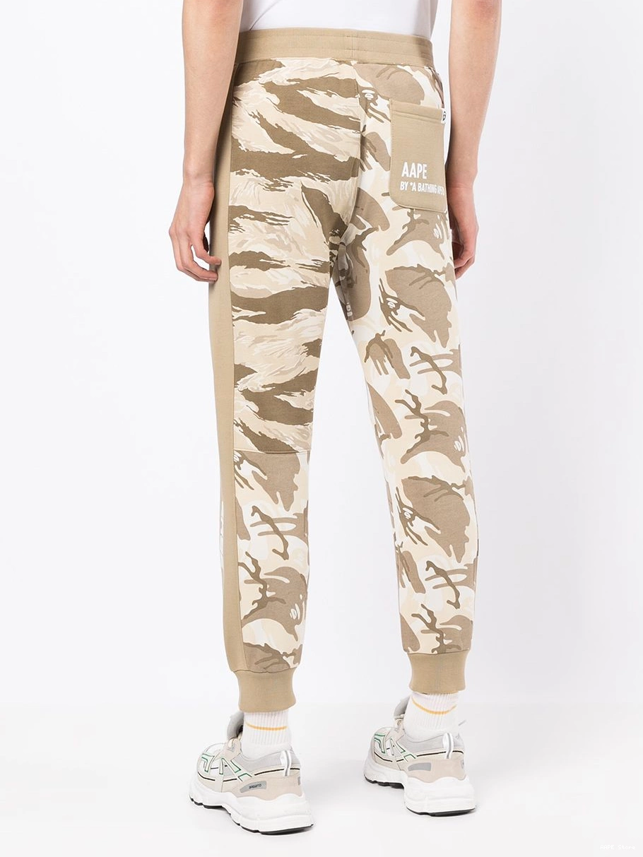 Cheap *A BATHING APE cotton-blend track trousers camouflage-print BY AAPE Men 0311