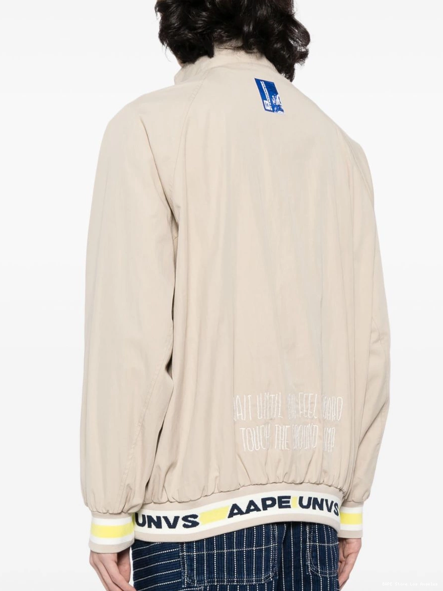 Affordable *A BY APE logo-applique AAPE Men jacket bomber BATHING 0304