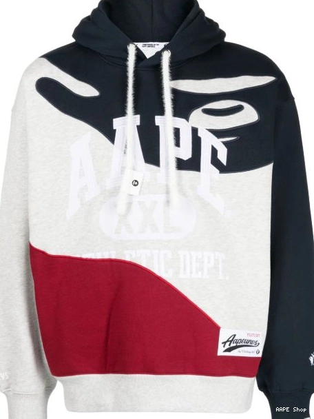 Cheap Men AAPE BATHING *A drawstring BY APE hoodie logo-print 0303