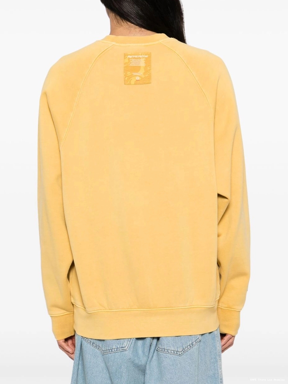 Cheap Men *A BATHING sweater logo-patch BY AAPE APE 0309