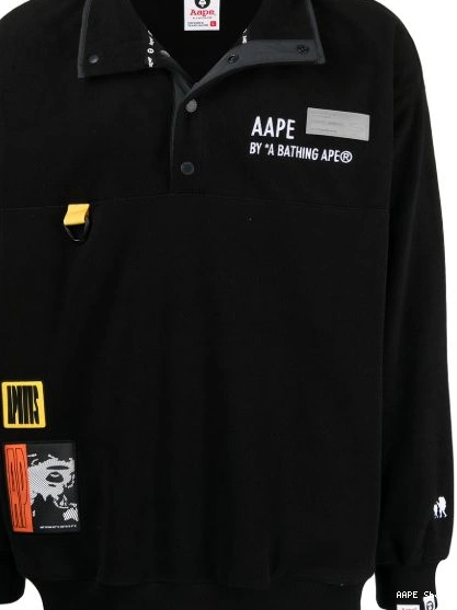 Affordable fleece patches BY sweatshirt AAPE APE Men BATHING multiple *A 0303