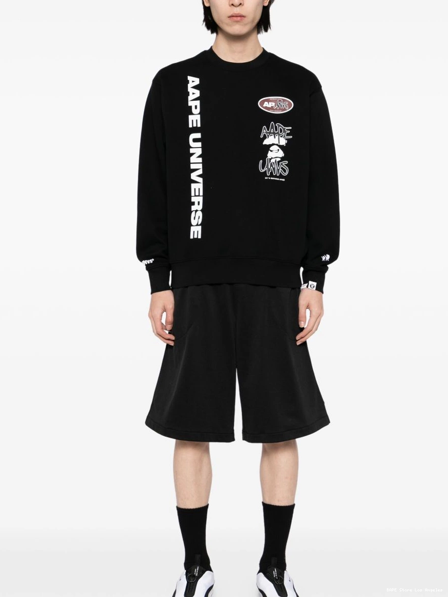 Affordable Men logo-print BATHING AAPE APE sweatshirt *A BY 0306