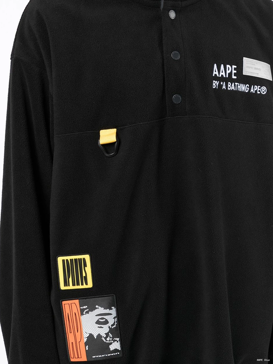 Affordable fleece patches BY sweatshirt AAPE APE Men BATHING multiple *A 0303