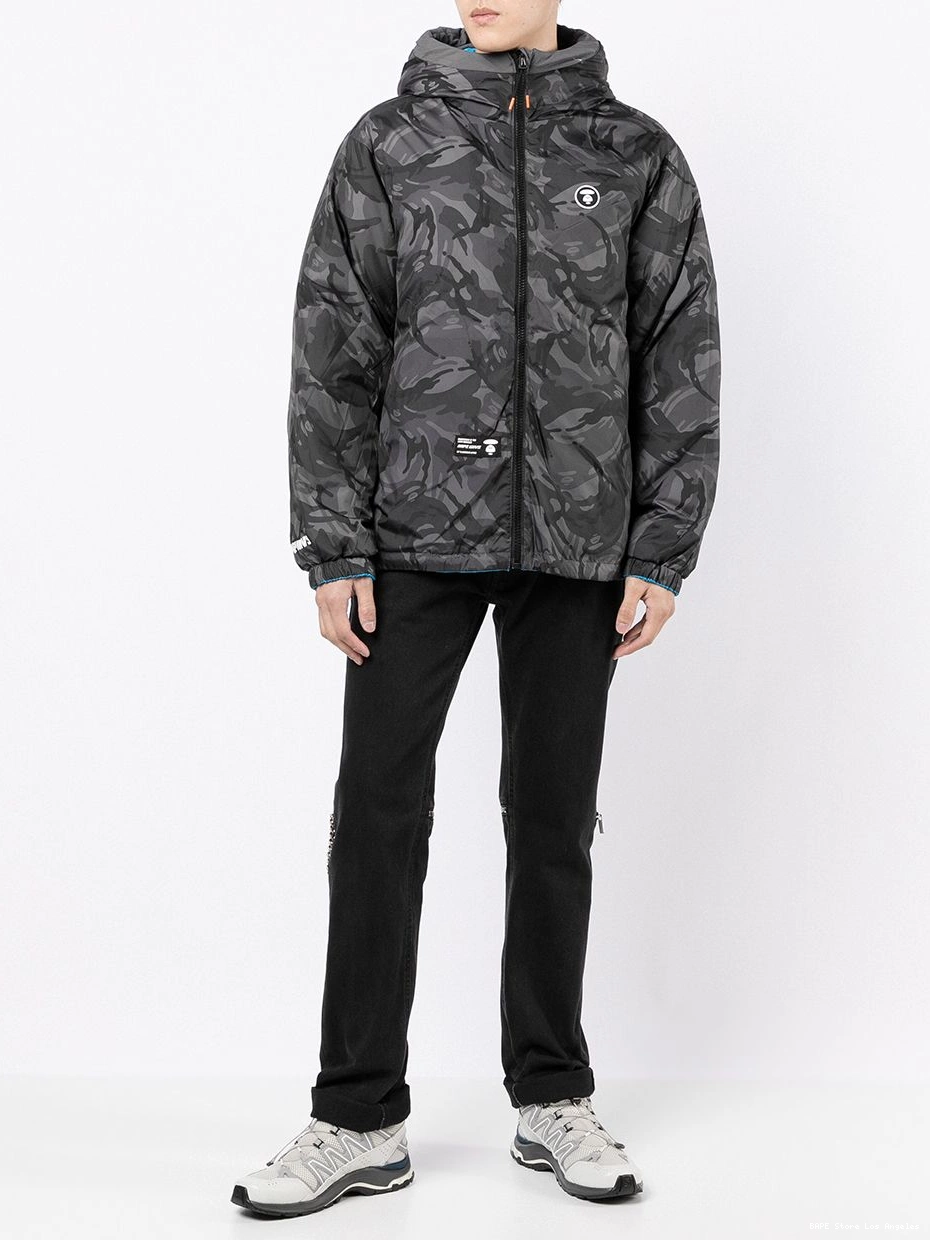 Affordable *A BY BATHING hooded quilted AAPE jacket Men APE 0305