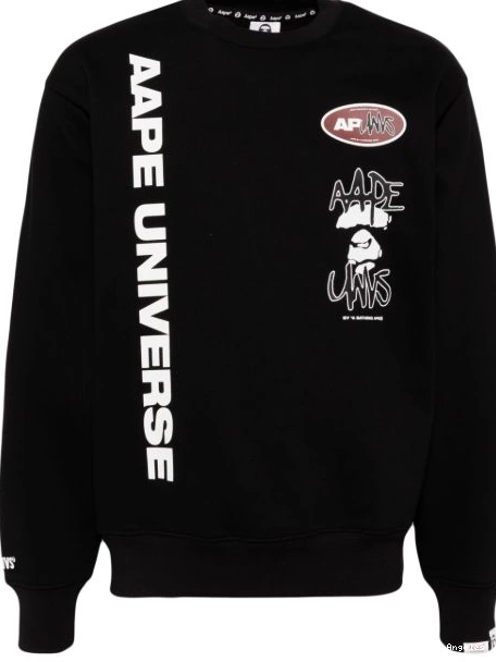 Affordable Men logo-print BATHING AAPE APE sweatshirt *A BY 0306