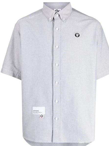 Affordable BATHING logo-detail cotton BY AAPE shirt short-sleeve *A APE Men 0304