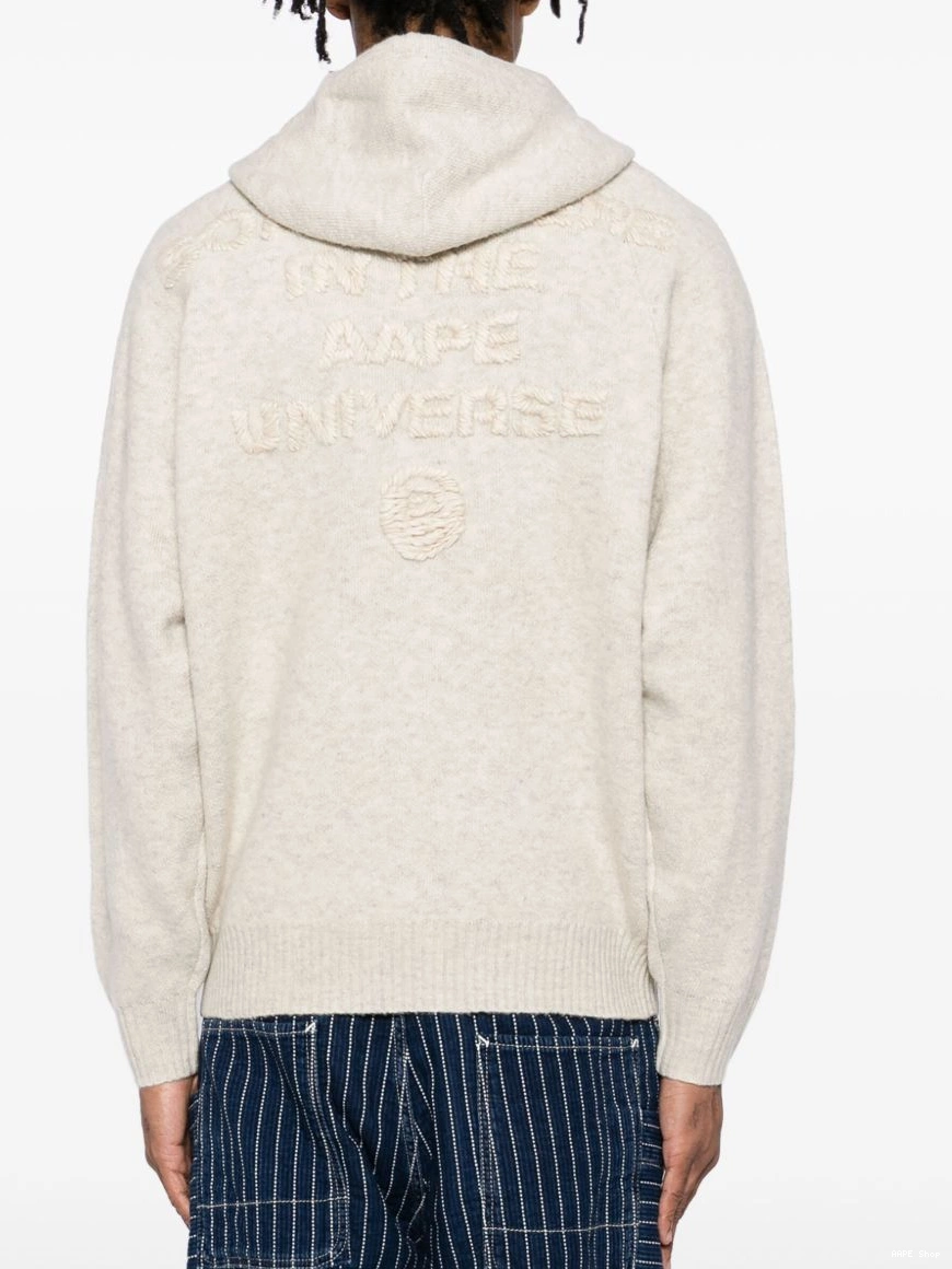 Cheap cardigan Men APE *A AAPE moonface-logo BATHING zip-up BY 0306