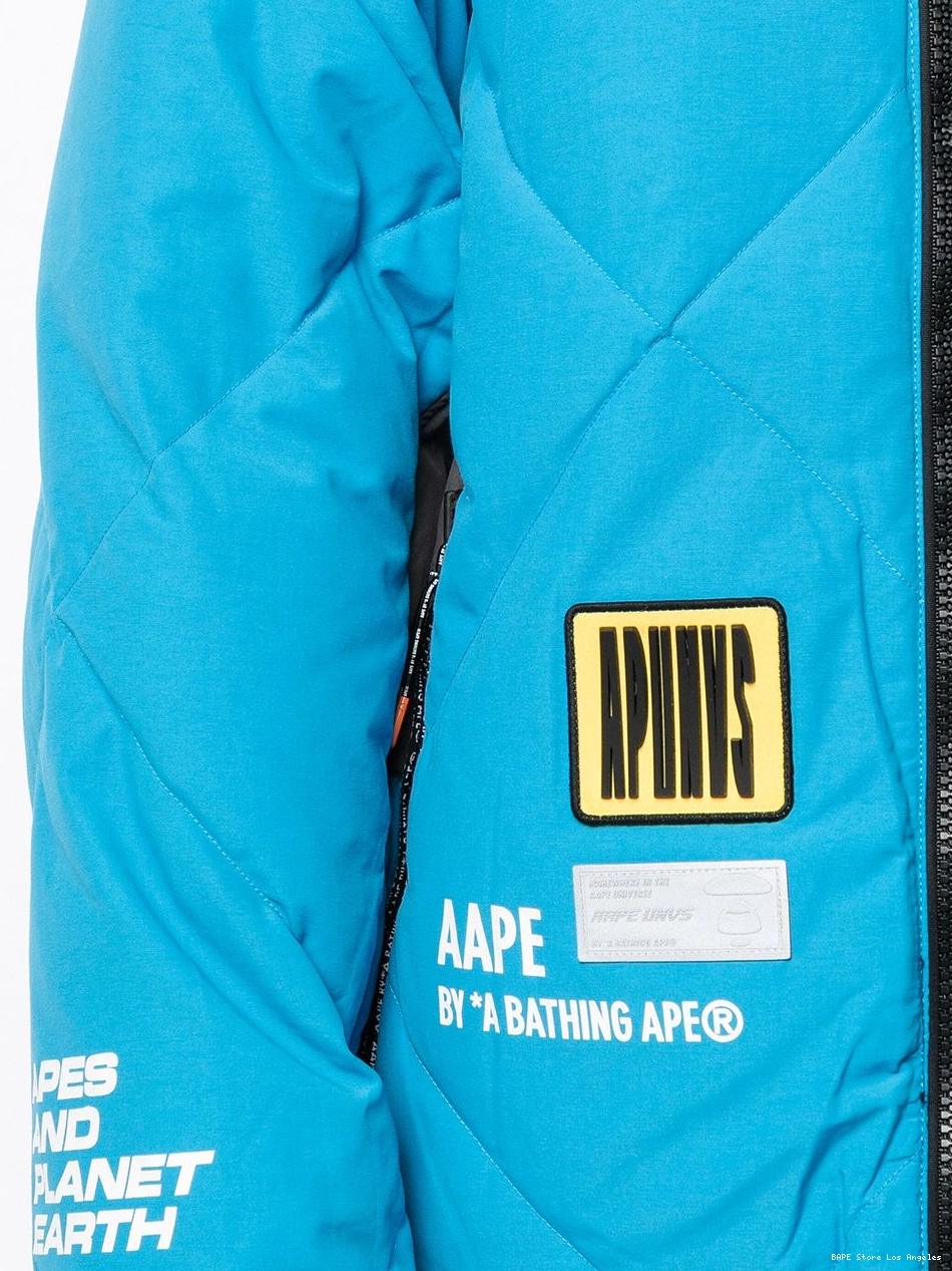 Affordable *A BY BATHING hooded quilted AAPE jacket Men APE 0305