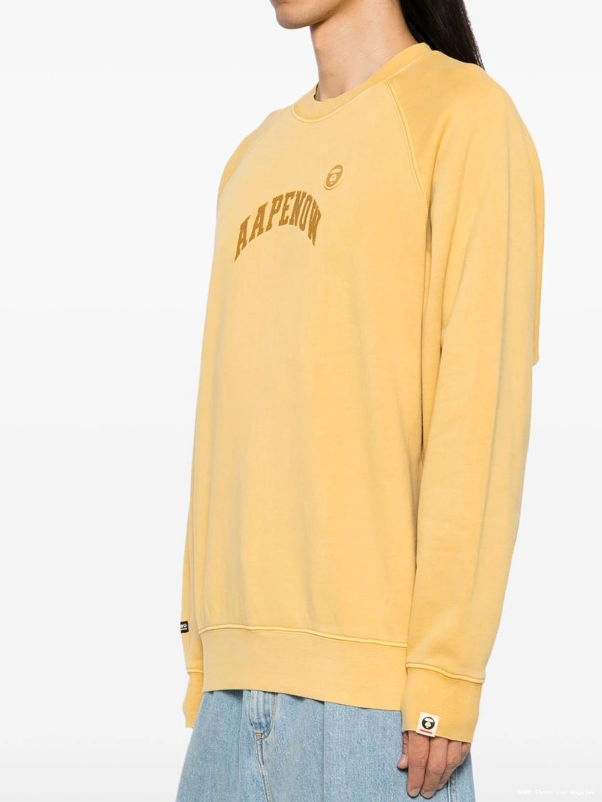 Cheap Men *A BATHING sweater logo-patch BY AAPE APE 0309