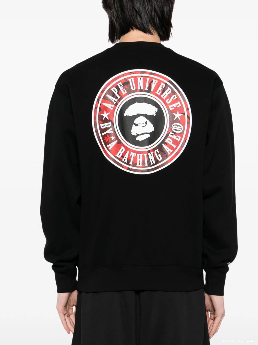 Affordable Men logo-print BATHING AAPE APE sweatshirt *A BY 0306