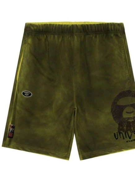 Cheap BY logo-embroidered Men AAPE BATHING shorts APE track *A 0309