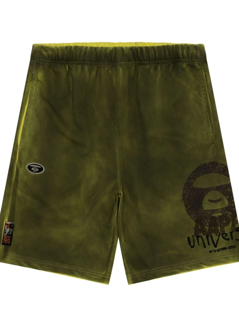 Cheap BY logo-embroidered Men AAPE BATHING shorts APE track *A 0309