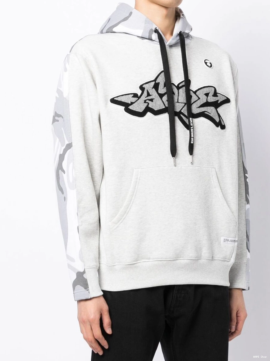 Cheap logo *A drawstring hoodie BY applique Men AAPE APE BATHING 0303